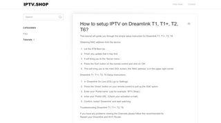 
                            8. How to setup IPTV on Dreamlink T1, T1+, T2, T6? - IPTV SHOP Help ...