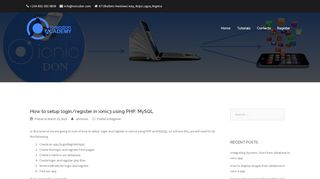 
                            10. How to setup login/register in ionic3 using PHP, MySQL ...