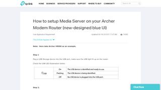 
                            9. How to setup Media Server on your Archer Modem Router ...