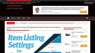 
                            4. How to Setup Yaballe for eBay Dropshipping | Best ... - Troy Humphrey