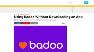 
                            5. How to Sign In to Badoo for Mobile Web - Lifewire
