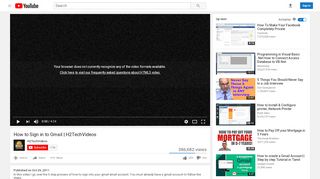 
                            3. How to Sign in to Gmail??? | H2TechVideos??? - YouTube