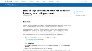 
                            10. How to sign in to HealthVault for Windows by using an ...