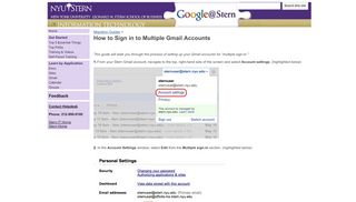 
                            8. How to Sign in to Multiple Gmail Accounts - Google@Stern