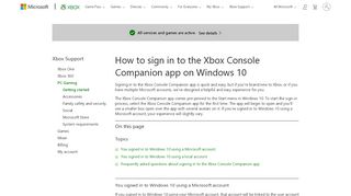 
                            7. How to sign in to the Xbox Console Companion app on Windows 10