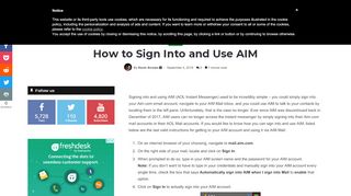 
                            2. How to Sign Into and Use AIM - Appuals.com