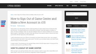 
                            3. How to Sign Out of Game Center and Make a New Account in ...