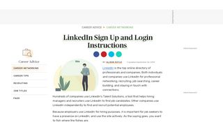 
                            10. How to Sign Up and Login in to LinkedIn - The Balance