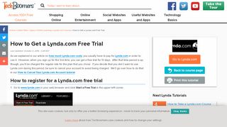 
                            2. How to Sign Up for a Lynda.com Free Trial | Free Lynda.com ...