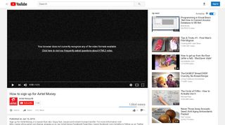 
                            5. How to sign up for Airtel Money - YouTube