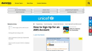 
                            5. How to Sign Up for an AWS Account - dummies