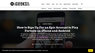 
                            10. How to Sign Up For an Epic Account to Play Fortnite on ...