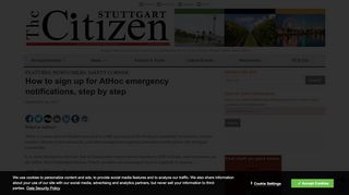 
                            7. How to sign up for AtHoc emergency notifications, step by step ...