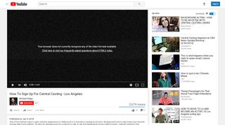 
                            3. How To Sign Up For Central Casting - Los Angeles - YouTube