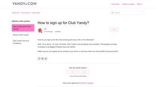 
                            6. How to sign up for Club Yandy? – Yandy.com