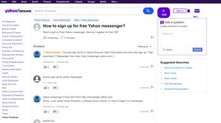 
                            5. How to sign up for free Yahoo messenger? | Yahoo …