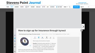 
                            3. How to sign up for insurance through kynect
