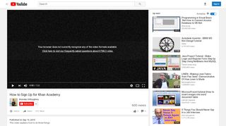 
                            6. How to Sign-up for Khan Academy - YouTube