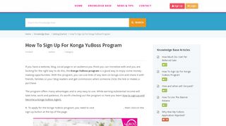 
                            10. How To Sign Up For Konga YuBoss Program