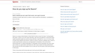 
                            6. How to sign up for Quora - Quora