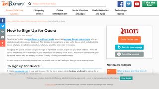 
                            2. How to Sign Up for Quora | Step-by-Step Guide with Pictures