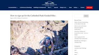 
                            5. How to sign up for the Cathedral Peak Guided Hike