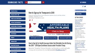 
                            1. How to Sign up for Trumpcare in 2019 - …