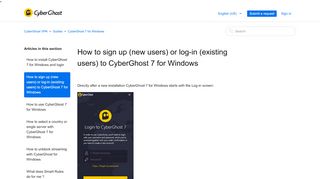 
                            7. How to sign up (new users) or log-in (existing …