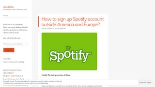 
                            9. How to sign up Spotify account outside America …