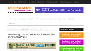 
                            8. How to Sign Up to Deliver for Amazon Flex or …