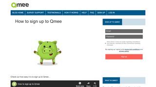 
                            3. How to sign up to Qmee - Qmee Blog