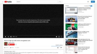 
                            5. How to sign up with www.smsglobal.com - YouTube