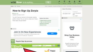 
                            3. How to Sign Up Zorpia: 7 Steps (with Pictures) - wikiHow