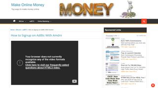 
                            7. How to Signup on AdBtc With Amdni - Make Online Money