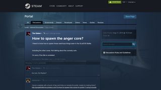 
                            4. How to spawn the anger core? :: Portal General Discussions