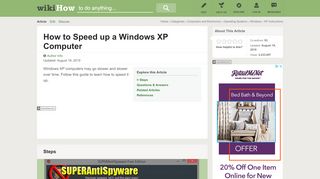 
                            1. How to Speed up a Windows XP Computer: 10 Steps (with ...