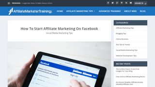 
                            8. How To Start Affiliate Marketing On Facebook