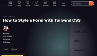 
                            5. How to Style a Form With Tailwind CSS | CSS-Tricks