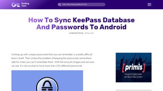 
                            8. How To Sync KeePass Database And Passwords To Android