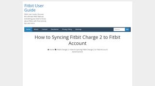 
                            2. How to Syncing Fitbit Charge 2 to Fitbit Account | …