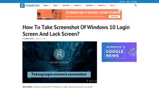 
                            6. How To Take Screenshot Of Windows 10 Login Screen And Lock ...