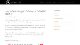 
                            8. How to Teach English Online as a DaDaABC Teacher