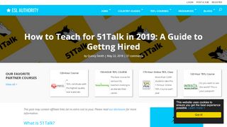 
                            4. How to Teach for 51Talk in 2019: A Guide to Gettng Hired
