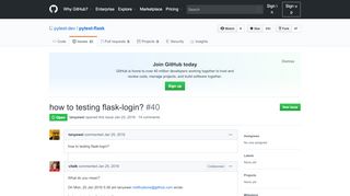 
                            2. how to testing flask-login? · Issue #40 · pytest-dev/pytest-flask · GitHub