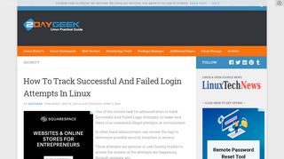 
                            6. How To Track Successful And Failed Login Attempts In Linux ...