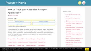 
                            6. How to Track your Australian Passport Application ...