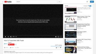 
                            7. How To Trade With CMS Trader - YouTube