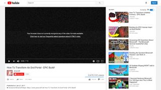 
                            7. How To Transform An End Portal - EPIC Build! - YouTube
