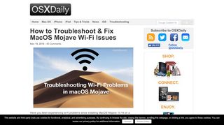 
                            7. How to Troubleshoot & Fix MacOS Mojave Wi-Fi Issues - OSXDaily