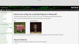 
                            7. How to turn a Pig into a Zombie Pigman in Minecraft